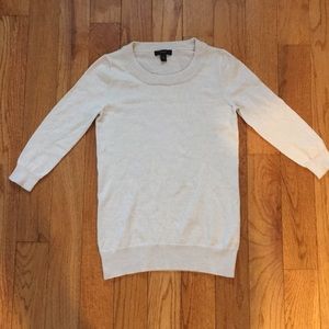 J Crew Tippi Sweater Beige Cream